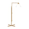 Kelly Wearstler Franklin Task Floor Lamp  option Burnished Brass