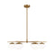 ED Ellen DeGeneres Lune Chandelier  option Burnished Brass