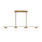 ED Ellen DeGeneres Lune Linear Chandelier  option Burnished Brass