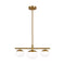 ED Ellen DeGeneres Lune Multi Light Pendant Light  option Burnished Brass