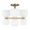 Kate Spade New York Londyn Semi Flush Mount  option Milk White
