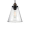 Baskin Cone Pendant Light  option Painted Aged Brass / Dark Weathered Zinc