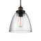 Baskin Dome Pendant Light  option Painted Aged Brass / Dark Weathered Zinc