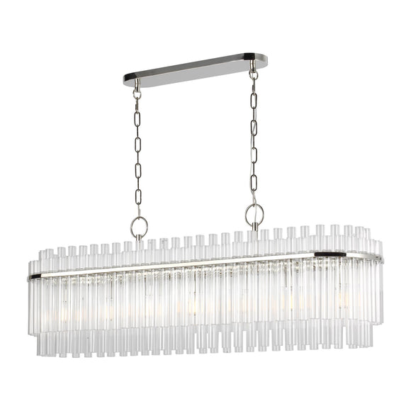 Chapman and Myers Beckett Linear Chandelier
