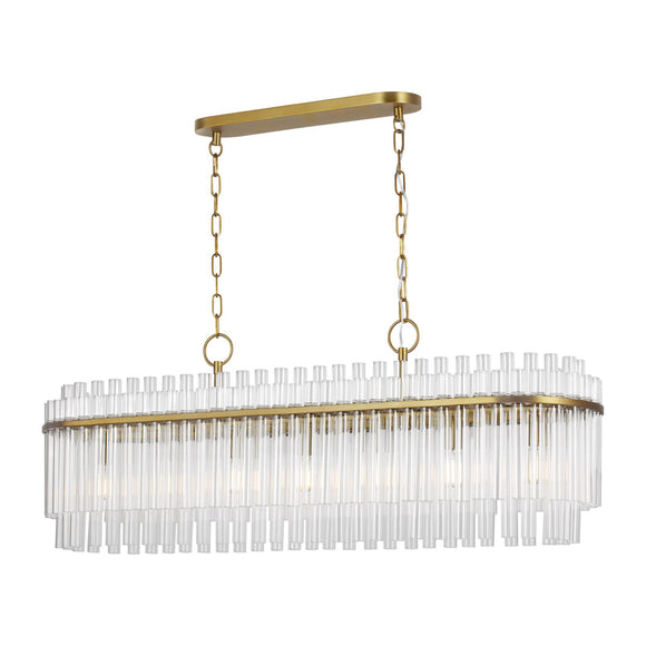 Chapman and Myers Beckett Linear Chandelier