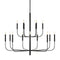 ED Ellen DeGeneres Brianna Chandelier  option Large: 48.75 in width