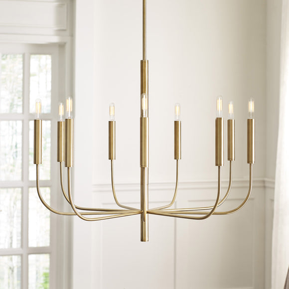 Visual Comfort Kenyon 10 Picture Light in Burnished Brass