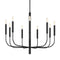 ED Ellen DeGeneres Brianna Chandelier  option Aged Iron