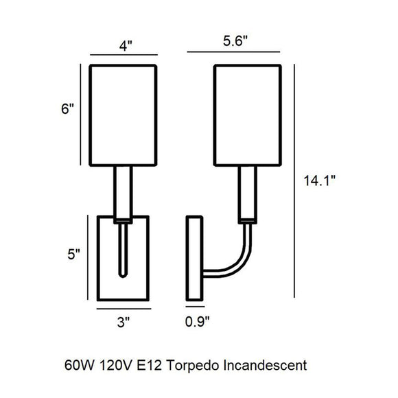 ED Ellen DeGeneres Brianna Wall Sconce