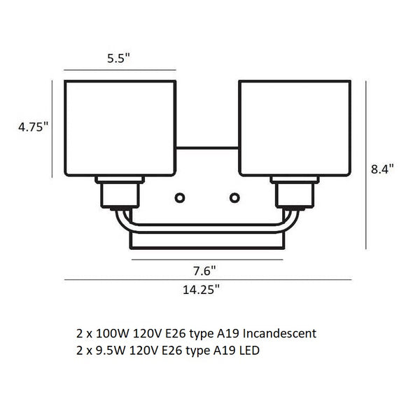 Canfield Bath / Wall Light