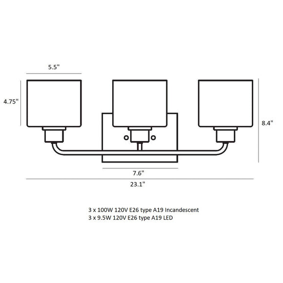 Canfield Bath / Wall Light
