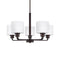 Canfield Chandelier  option Five Lights