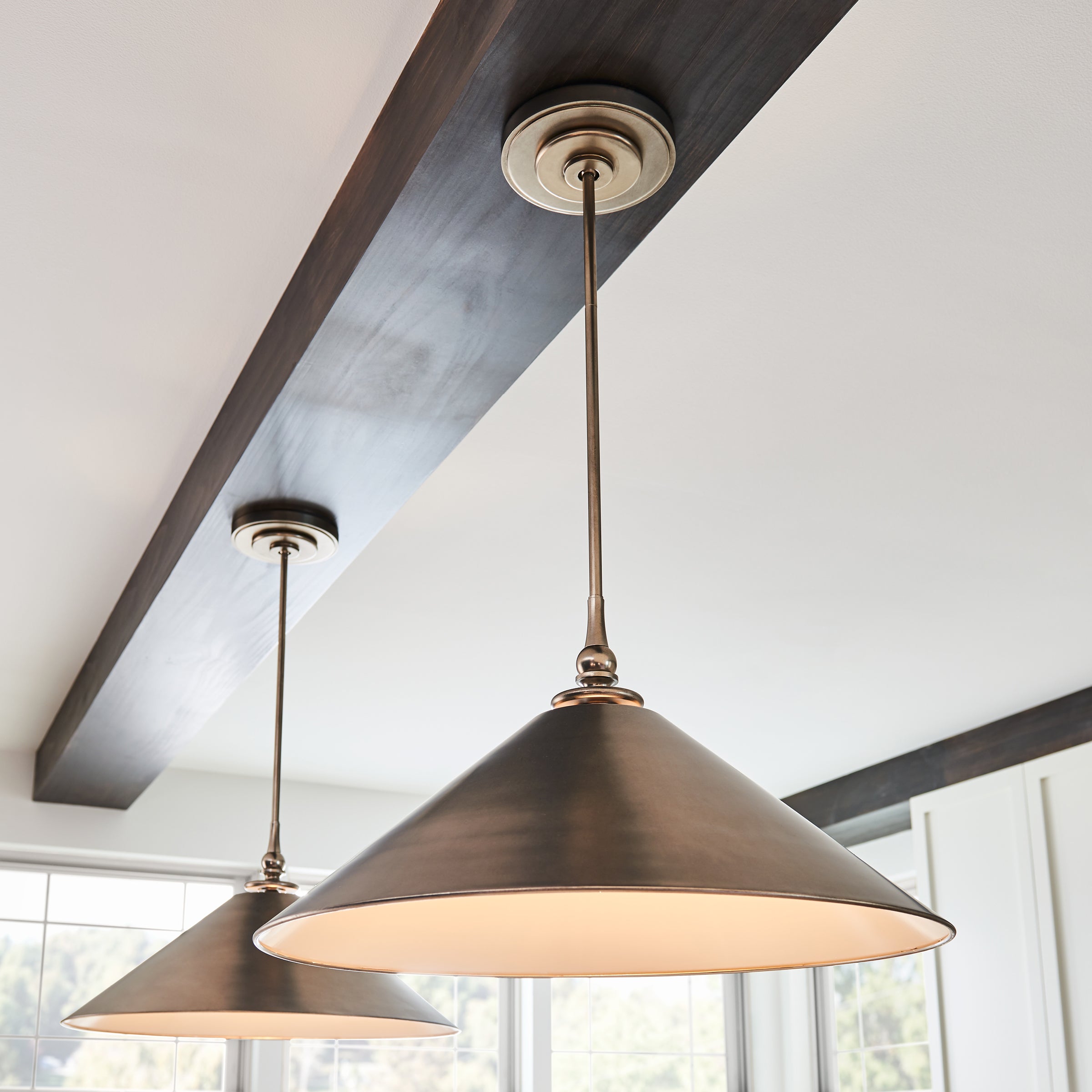 Visual Comfort & Co Thomas O'Brien Capri Pendant Light - Conical Shade ...