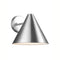 Crittenden Outdoor Wall Light  option Satin Aluminum