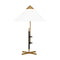 Kelly Wearstler Franklin Table Lamp  option Burnished Brass with Deep Bronze