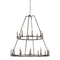 Sean Lavin Landen Two-Tier Chandelier  option 20 Lights