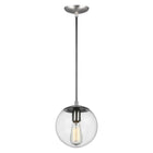 Leo Globe Pendant Light - Clear Seeded Glass