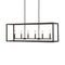 Moffet Street Island Pendant Light  option Six Lights
