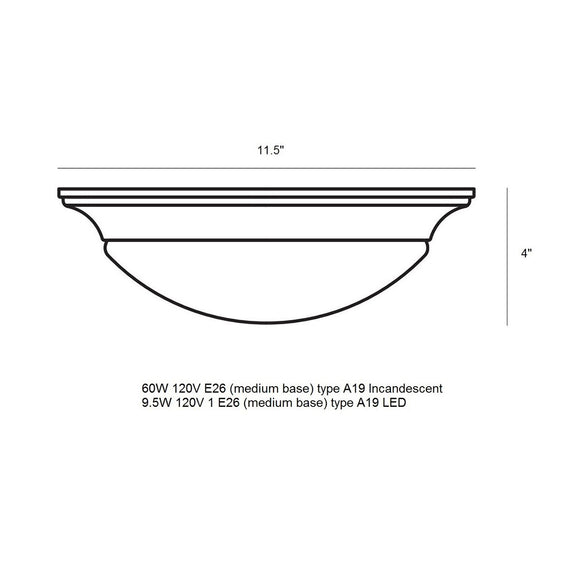 Nash Ceiling Flush Mount