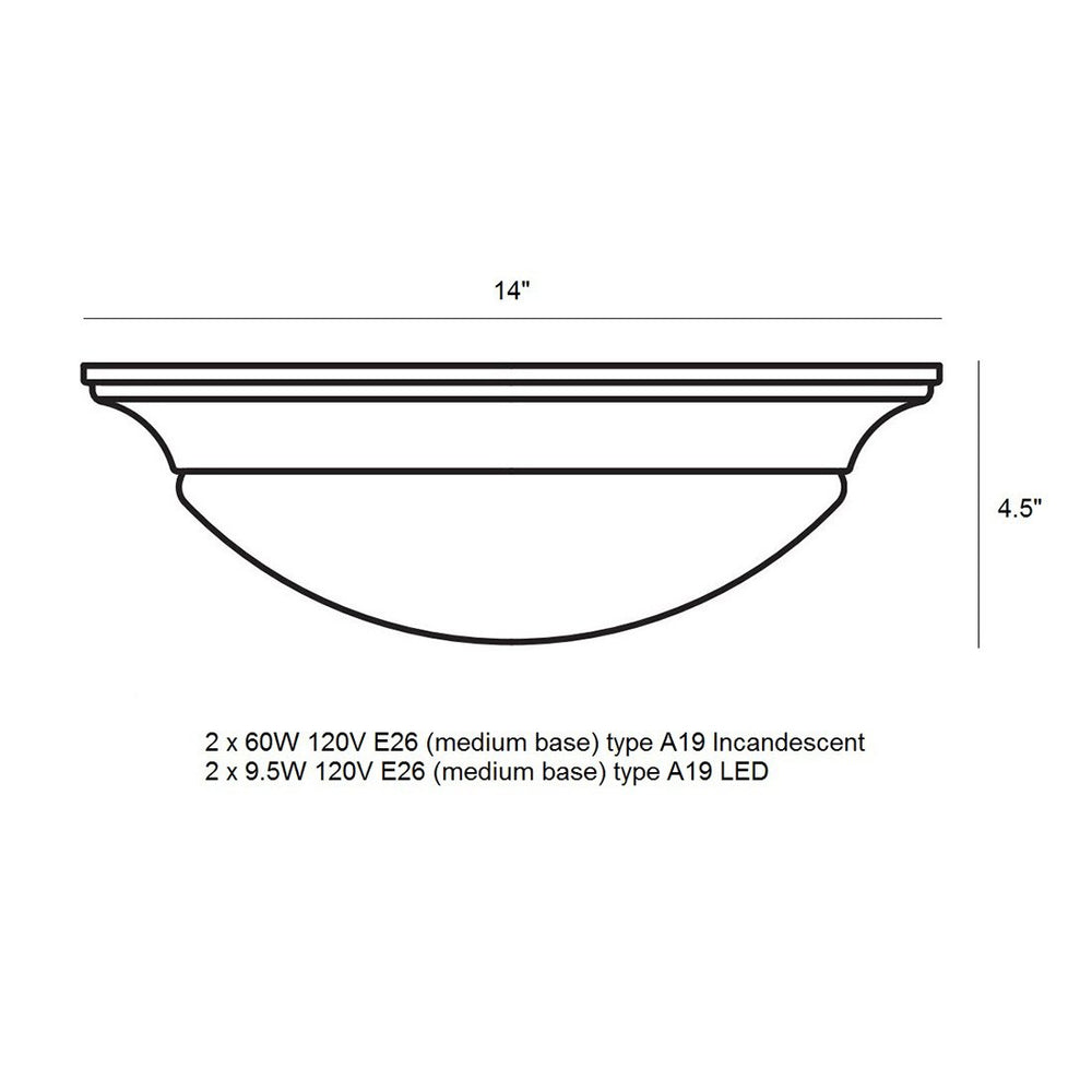 Nash Ceiling Flush Mount