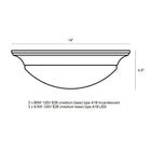 Nash Ceiling Flush Mount