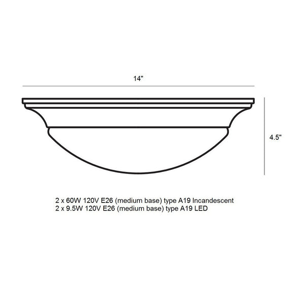 Nash Ceiling Flush Mount