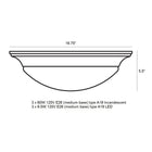 Nash Ceiling Flush Mount
