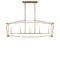 Sean Lavin Thayer Linear Chandelier  option Antique Gild