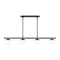ED Ellen DeGeneres Lune Linear Chandelier  option Aged Iron
