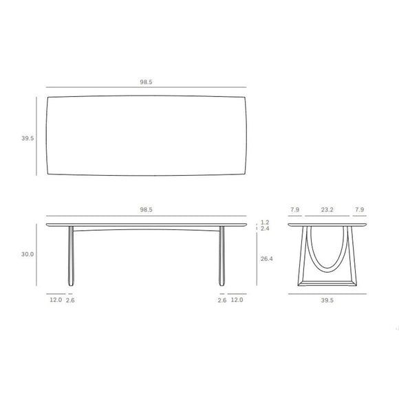 Geometric Dining Table