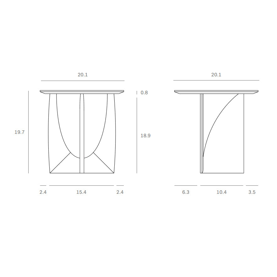 Geometric Side Table