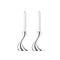 Cobra Candleholder (Set of 2)  option 2 White Candles