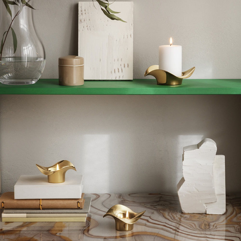 Cobra Pillar Candleholder