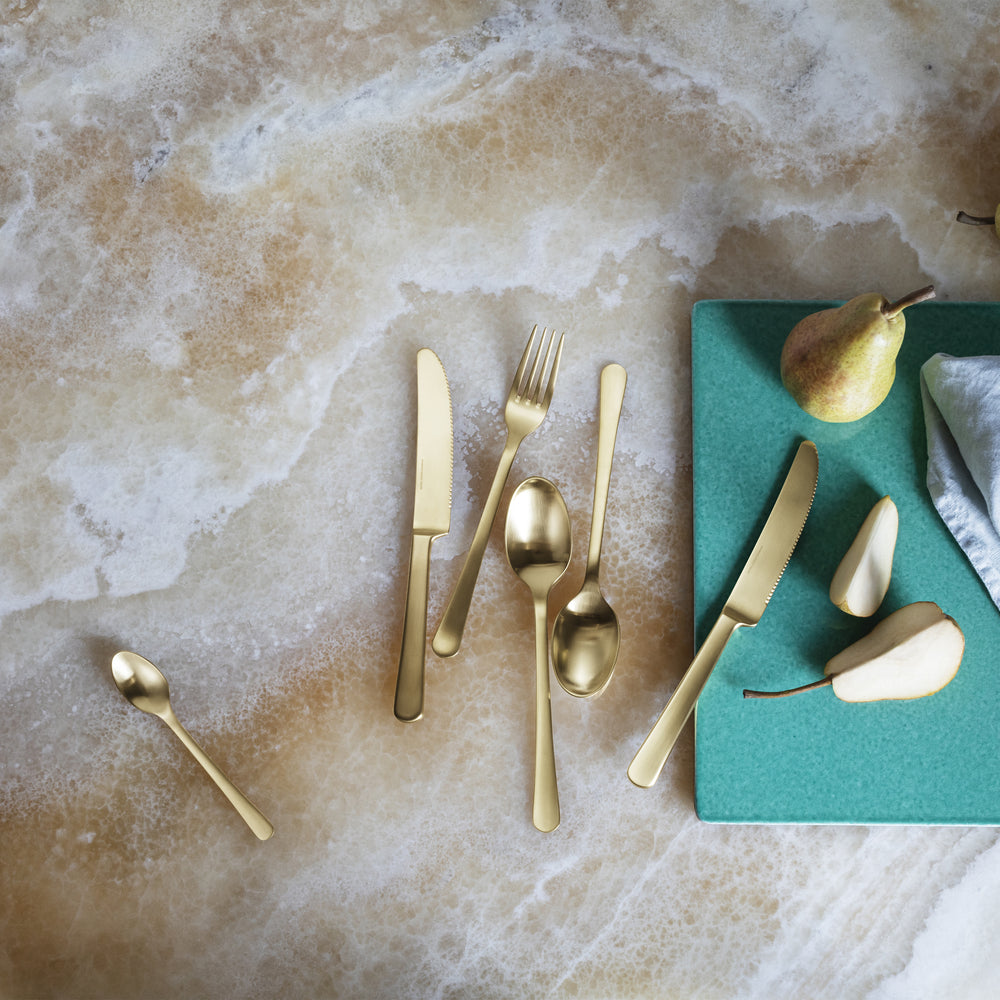 Copenhagen Gold Cutlery Set