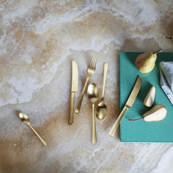 Copenhagen Gold Cutlery Set