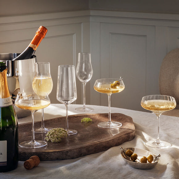 Sky Champagne Flute Glass (Set of 6)