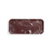 Area Rectangular Marble Tray  option Red Lepanto Marble