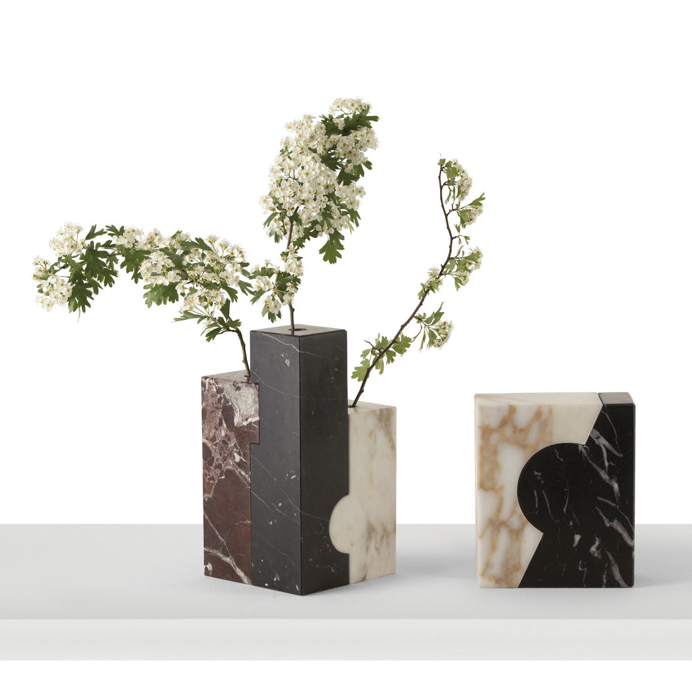 Harria Sculptural Vase and Bookends