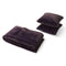 Plaid Throw Blanket and Cushion Set  option Prune
