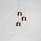 Gong Mini Round Suspension Light  option Copper Transmirror