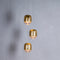 Gong Mini Round Suspension Light  option Golden Leaf