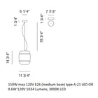 Gong Suspension Light