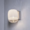 Gong Wall Sconce  option Chrome / White