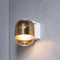 Gong Wall Sconce  option Matt White / Golden Leaf