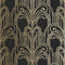 Art Deco Wallpaper Sample Swatch  option Black and Gold Sample