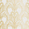 Art Deco Wallpaper Sample Swatch  option Gold and Pearl Sample