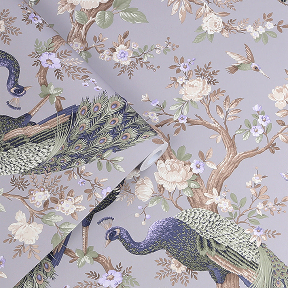 Laura Ashley Belvedere Duck Egg Wallpaper Wallpaper