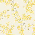 Laura Ashley Forsythia Steel Wallpaper Wallpaper