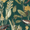 Glasshouse Wallpaper Sample Swatch  option Green Sample