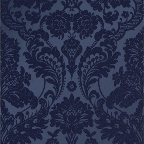 Gothic Damask Flock Wallpaper Sample Swatch